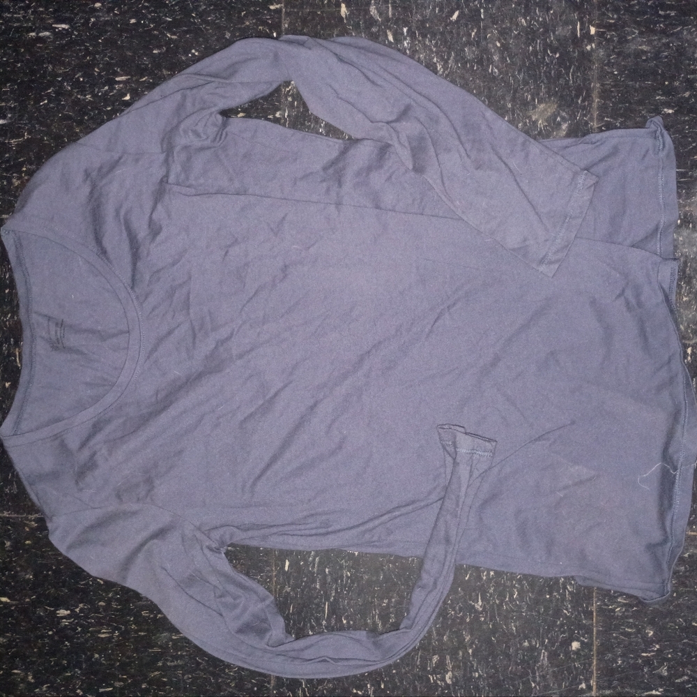 No Boundaries Charcoal Long Sleeve Top Size Xxl-0555